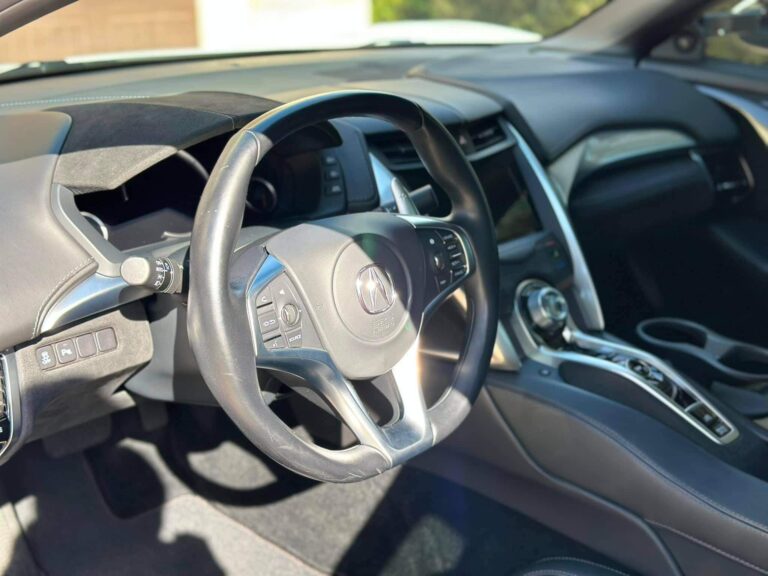 the inside of a customers car after the cleaning