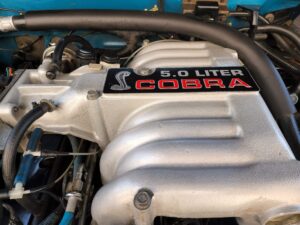 a cobra engine after it's been detailed